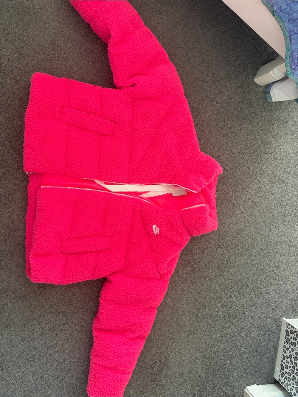 Vintage pink women’s Nike puffer